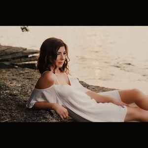 Light off the shoulder dress